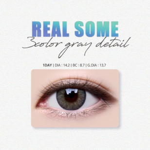 LensMe Noble Mystic 1Day – Real Some 3 Color Gray 日拋 30片裝(000/100-700度門市現貨)